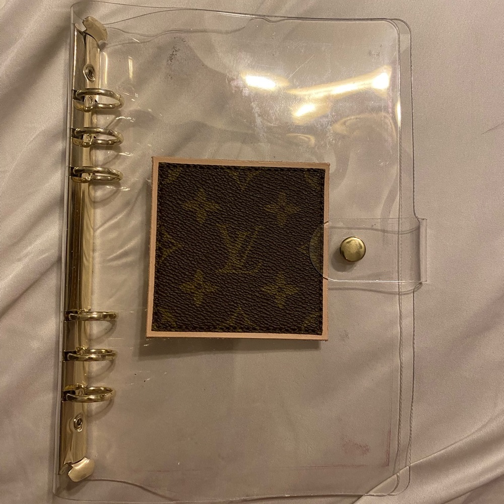 Repurposed Louis Vuitton GM agenda, Used